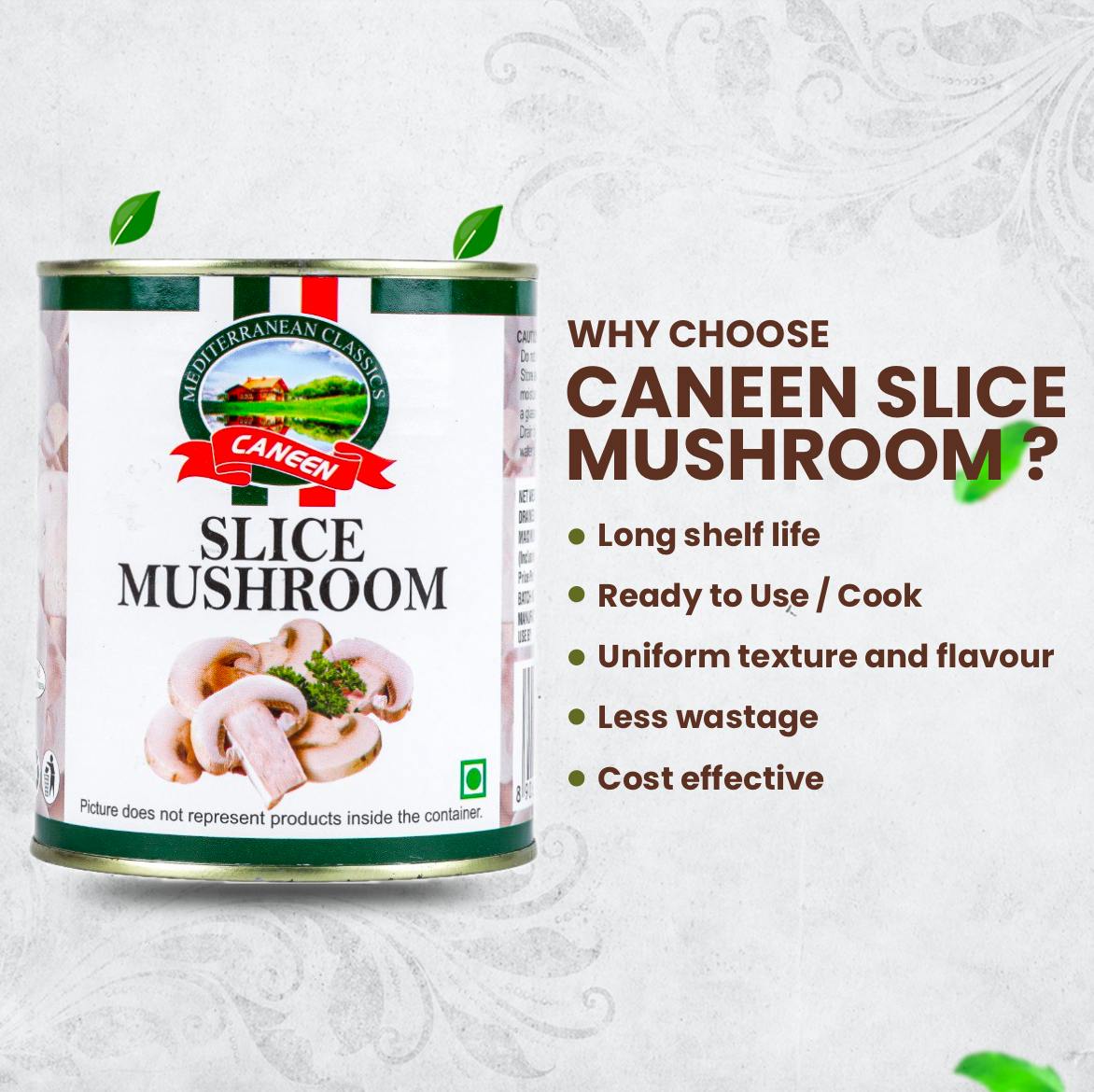 Slice Mushroom 800g