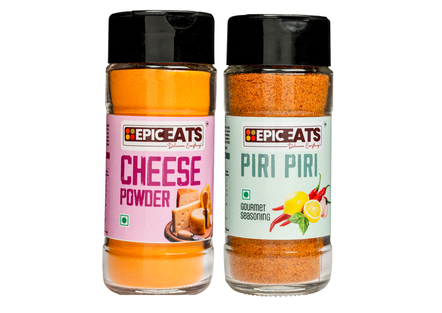 Cheese Powder, Piri Piri | Pack of 2 bottles