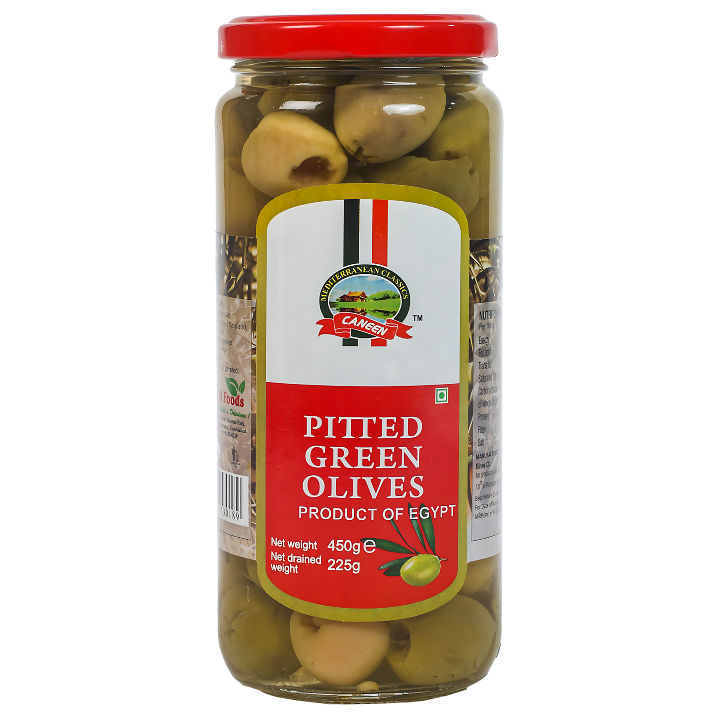 Pitted Green Olives