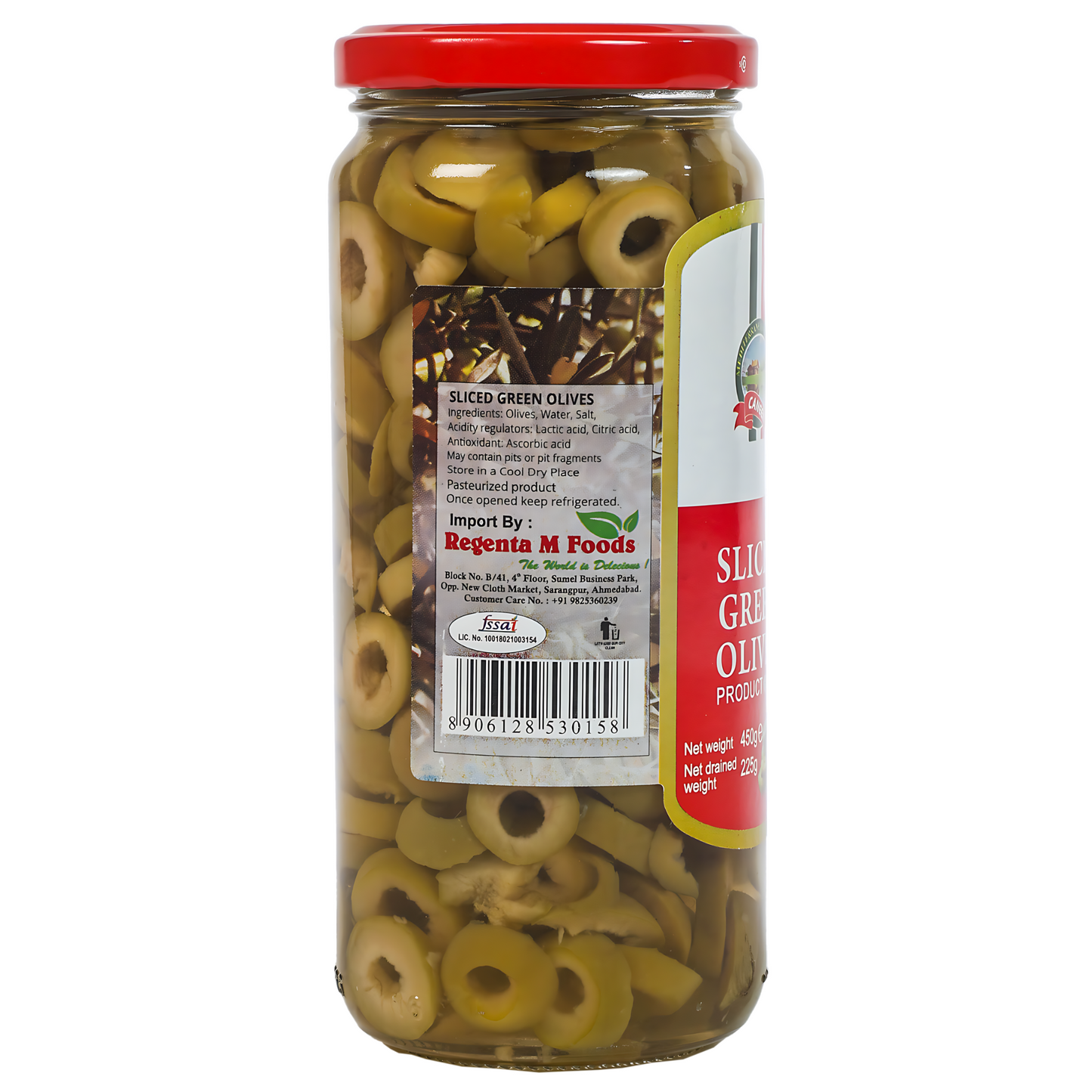 Sliced Green Olives