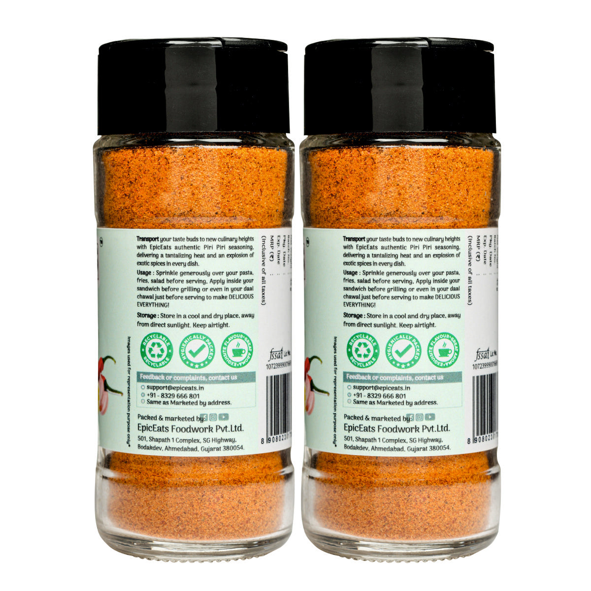 Piri Piri seasoning | Pack of 2 bottles