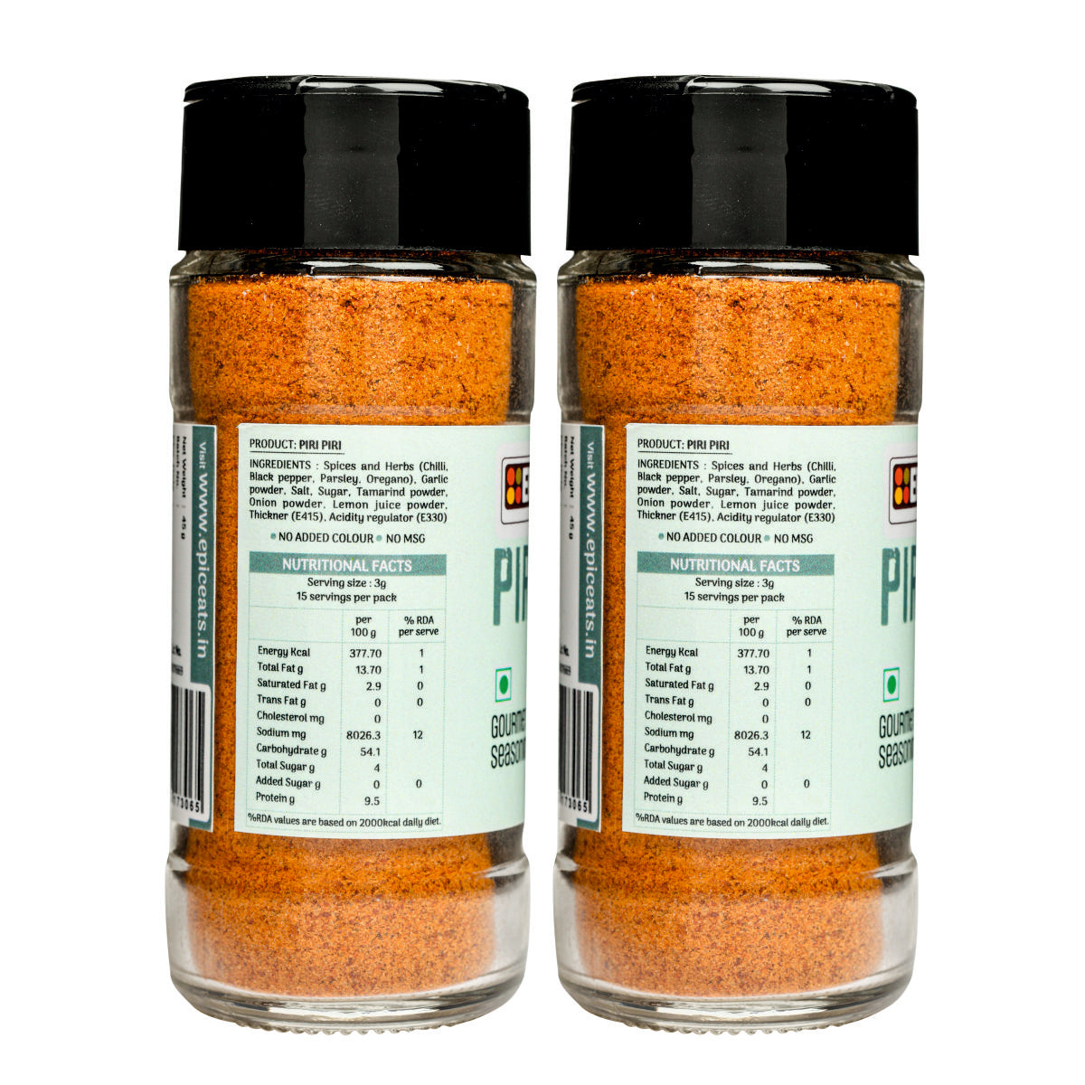 Piri Piri seasoning | Pack of 2 bottles