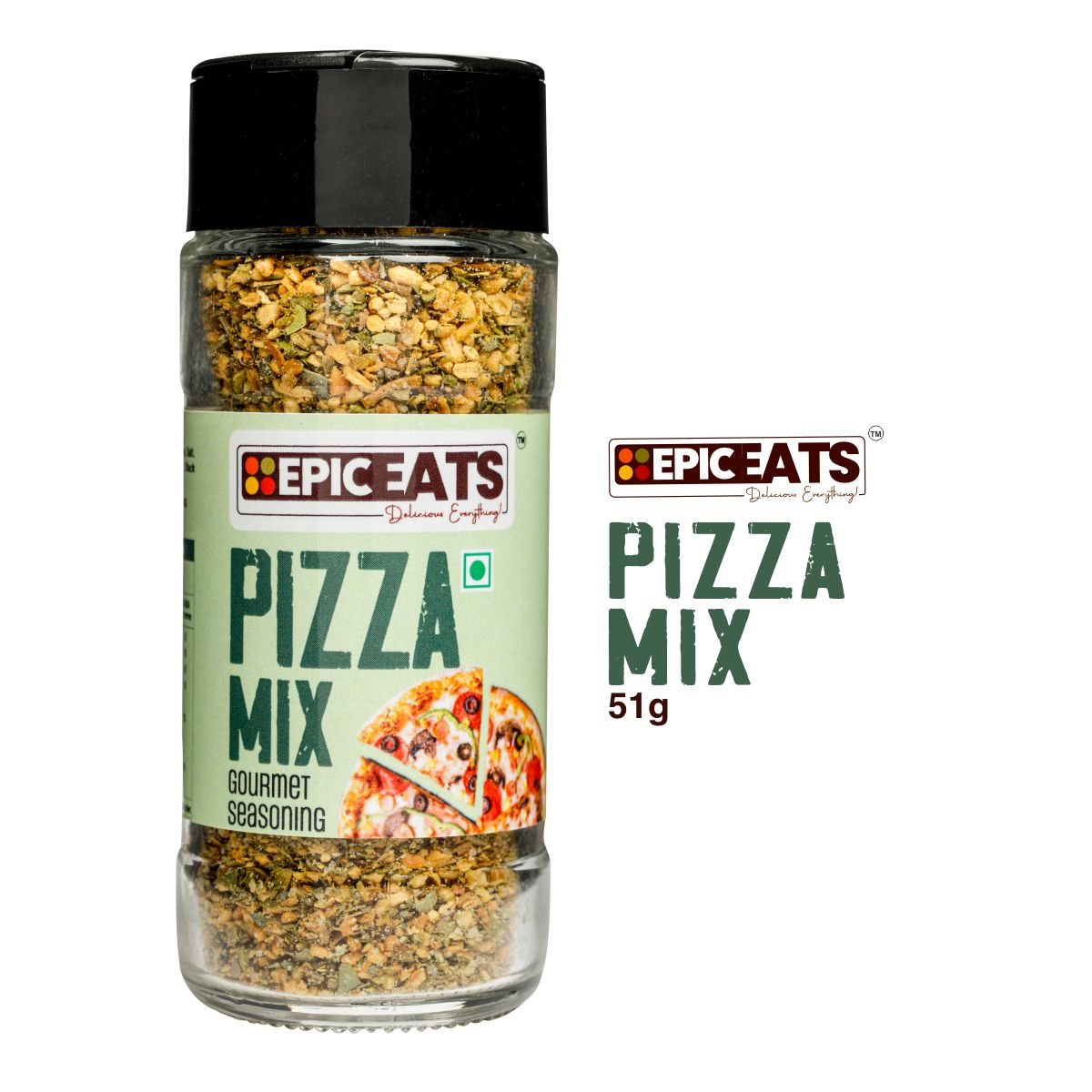 Pizza Mix, Cajun Spice, Cheese Powder | Pack of 3 bottles