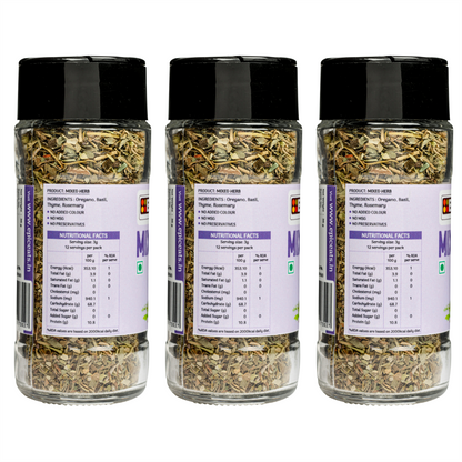 Mixed Herb | Pack of 3 glass bottles